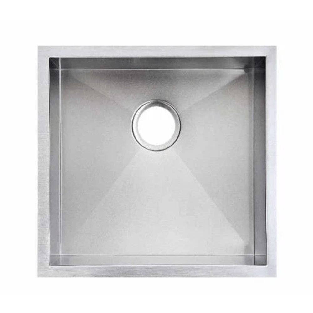 TSI Sinks TWMPS440 440X440X205MM STAINLESS STEEL HANDMADE SINGLE BOWL SINK