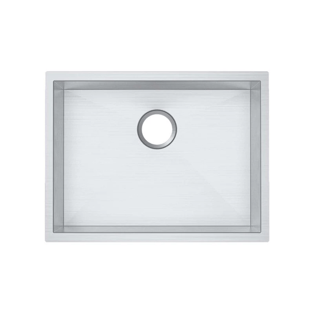 TSI Sinks TWMPS600 600X450X230MM 1.2MM HANDMADE TOP/UNDERMOUNT SINGLE BOWL KITCHEN SINK