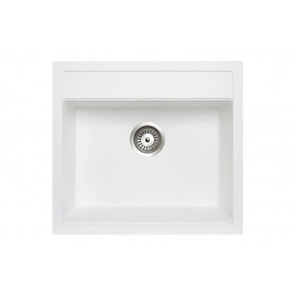 TWM-560FEW 560 X 510 X 200MM CARYSIL WALTZ 560 SINGLE BOWL GRANITE TOP/FLUSH/UNDER MOUNT KITCHEN/LAUNDRY SINK