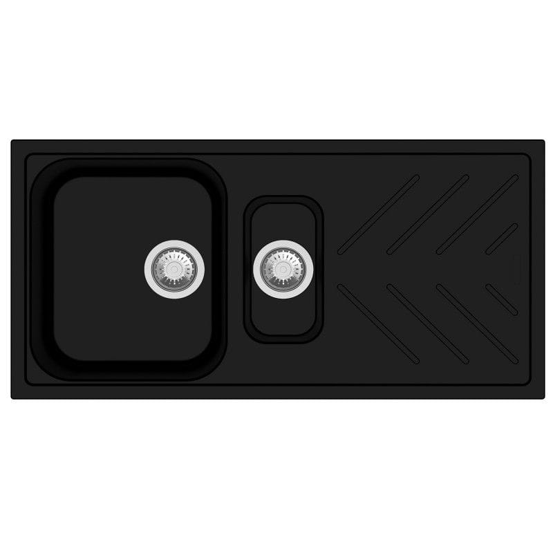 TWM-NBD150W 1000X500MM NEW BEETHOVEN D150 GRANITE QUARTZ STONE 1 AND 1/4 KITCHEN SINK
