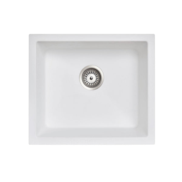 TSI Sinks TWM-S 533 X 457 X 205MM CARYSIL SALSA SINGLE BOWL GRANITE KITCHEN/LAUNDRY SINK