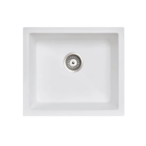 TWM-SW 533 X 457 X 205MM CARYSIL SALSA SINGLE BOWL GRANITE KITCHEN/LAUNDRY SINK