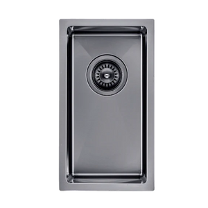 TWM11B 250X450X215MM 1.2MM HANDMADE TOP/UNDERMOUNT SINGLE BOWL KITCHEN SINK