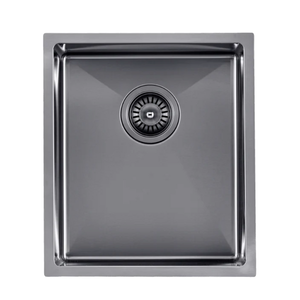 TWM12B 390X450X215MM 1.2MM HANDMADE TOP/UNDERMOUNT SINGLE BOWL KITCHEN SINK