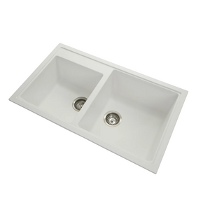 TWMN-200W 860 X 500 X 205MM CARYSIL N200 DOUBLE BOWL GRANITE KITCHEN SINK