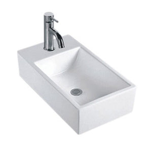 Victiles Basins BA200L - Wall Hung Basin 450x250x120MM Left Hand Tap