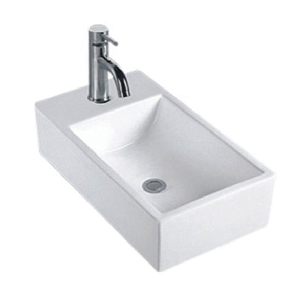 Victiles Basins BA200L - Wall Hung Basin 450x250x120MM Left Hand Tap