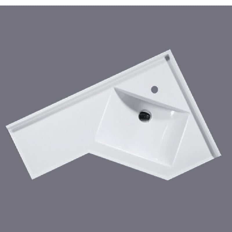 Victiles Basins CN-9060-1TH Corner POLY MARBLE Vanity Top 900*600*180mm