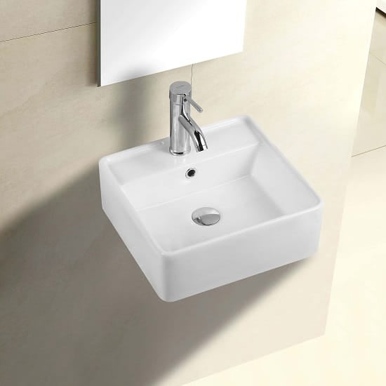 Victiles Basins WB 4014W COCO Wall Hung Basin *Use 32mm with Overflow waste*