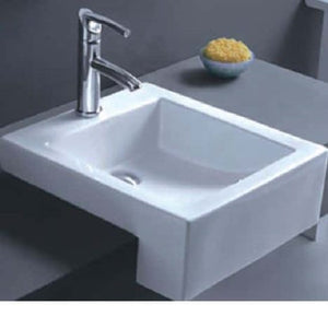 Victiles Basins WB 4076C MASSIMO Semi-Recess Square Basin