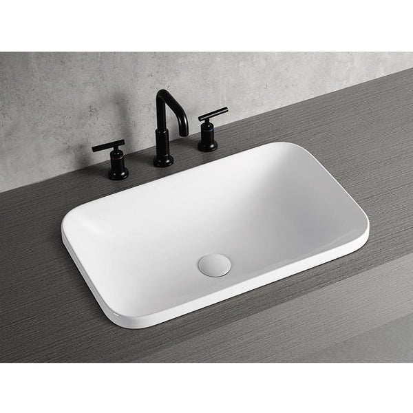 Victiles Basins WB 6038 MILAN Semi-Insert Rectangular Basin