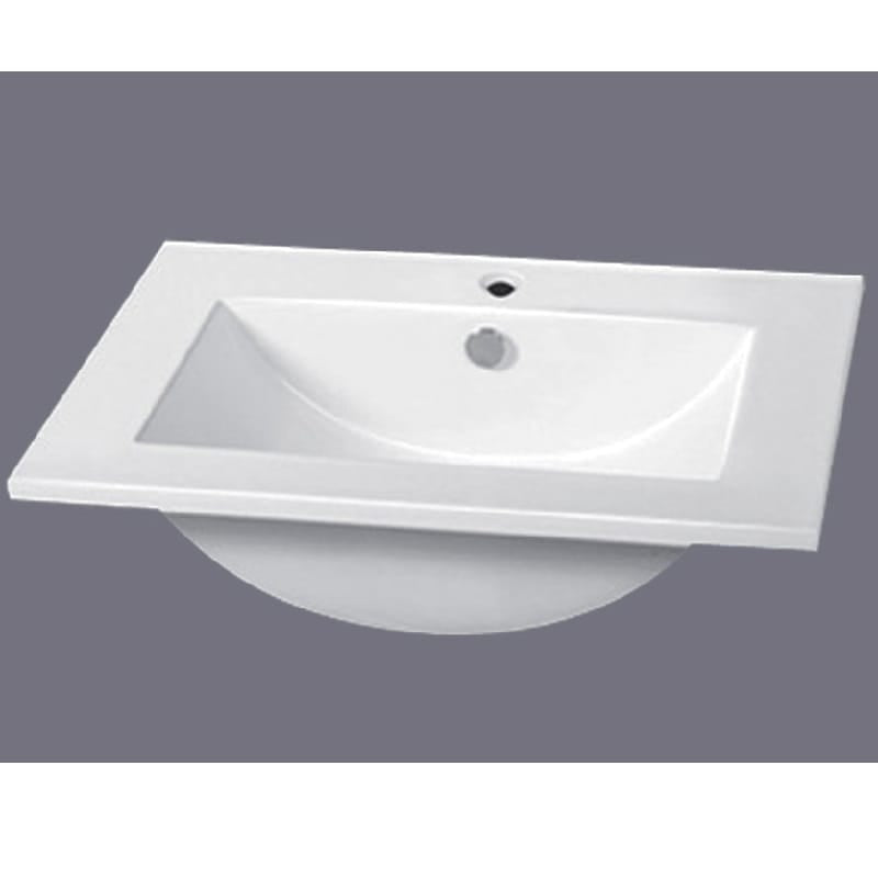 Victiles Basins UV31-600 Wave Slim Vanity Top Basin 600*460*200mm
