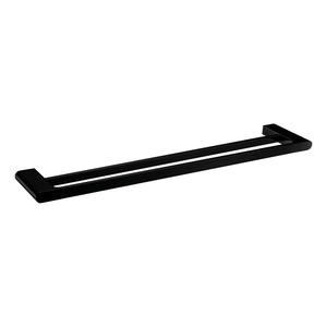 Victiles Bathroom Accessories AU Series Black Double Towel Rail 800mm OX8002.8.TR