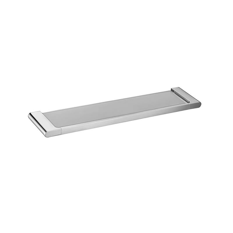 Victiles Bathroom Accessories AU Series Chrome Glass Shelf CH8014.TR