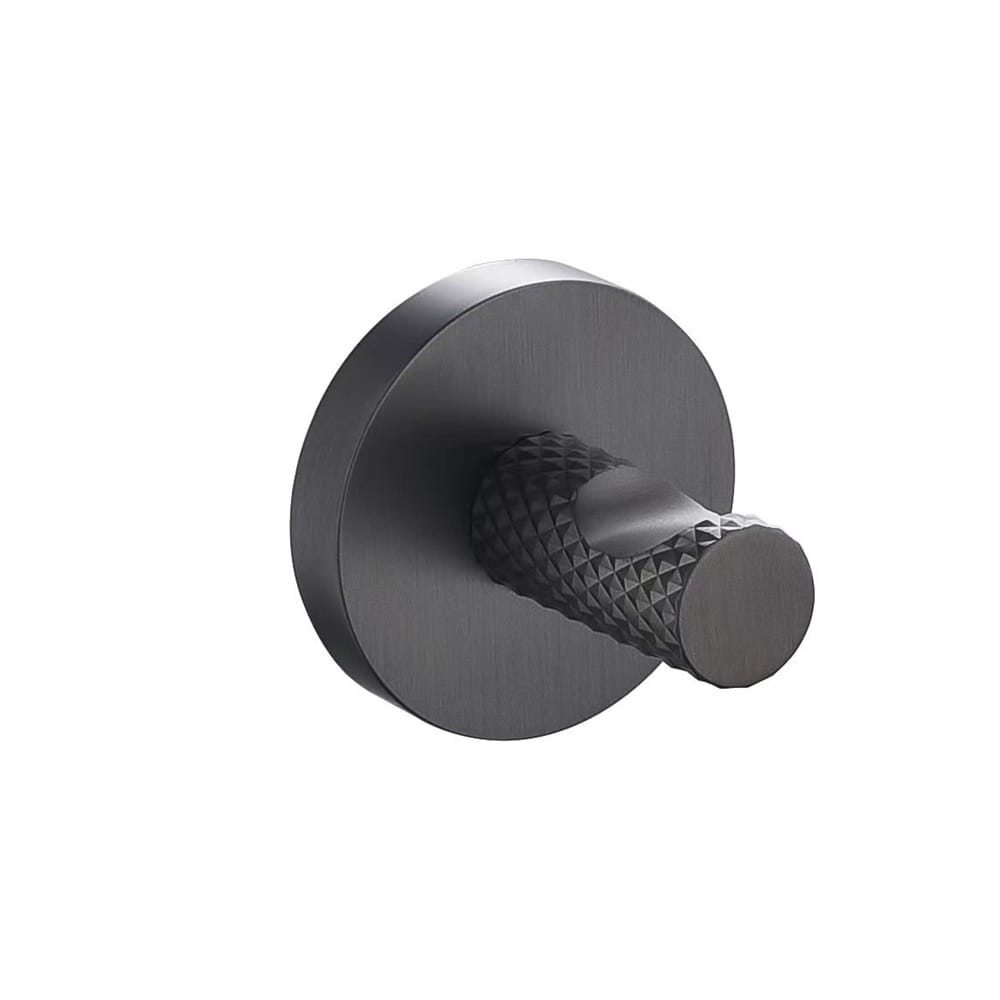 Victiles Bathroom Accessories KGD69038 TIARA Single Hook in Gun Metal