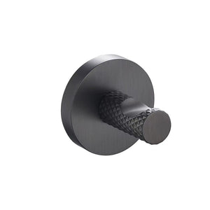 Victiles Bathroom Accessories KGD69038 TIARA Single Hook in Gun Metal