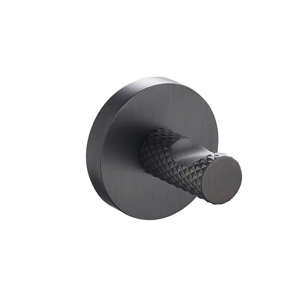 Victiles Bathroom Accessories KGD69038 TIARA Single Hook in Gun Metal
