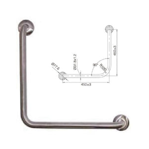 Victiles Bathroom Accessories TP GRAB45 MOBI CARE 90 Degree Grab Rail 450*450mm