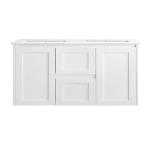 VICTILES WH76-1200W Luna Collection Vanity 1200mm - Gloss White Single Bowl / Double Bowls