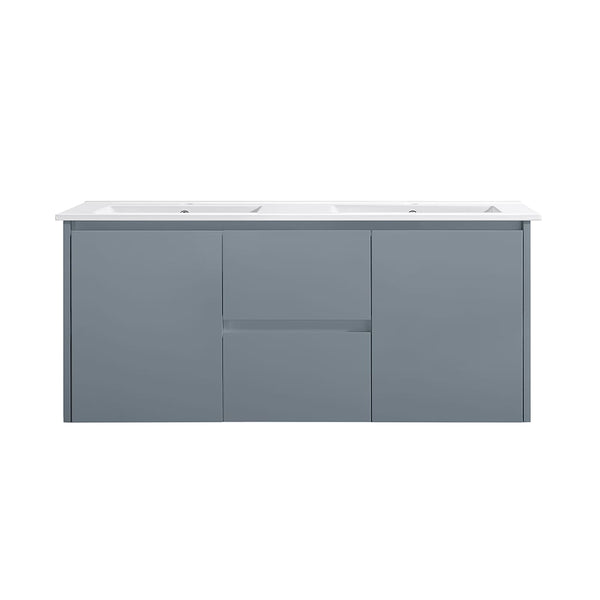 VICTILES WH8027-1200WGM Willow Collection Vanity 1200mm - Matt Grey Single Bowl / Double Bowls