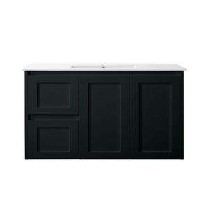 VICTILES WH76-900WBM Luna Collection Vanity 900mm - Matt Black Single Bowl