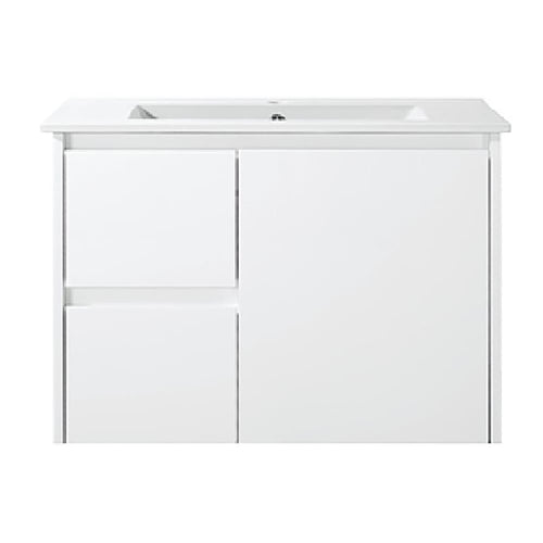 VICTILES WH8027-750W Willow Collection Vanity 750mm - Gloss White Single Bowl