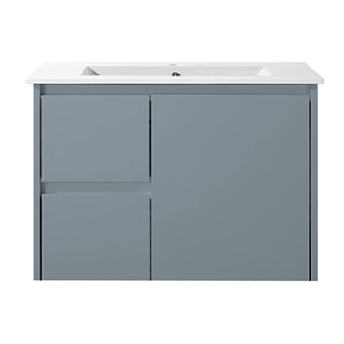 VICTILES WH8027-750WGM Willow Collection Vanity 750mm - Matt Grey Single Bowl