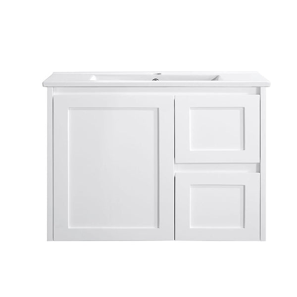 VICTILES WH76-750W Luna Collection Vanity 750mm - Gloss White Single Bowl