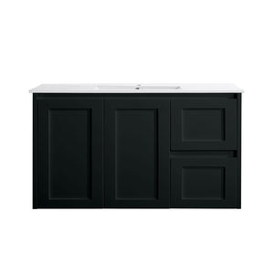 VICTILES WH76-900WBM Luna Collection Vanity 900mm - Matt Black Single Bowl