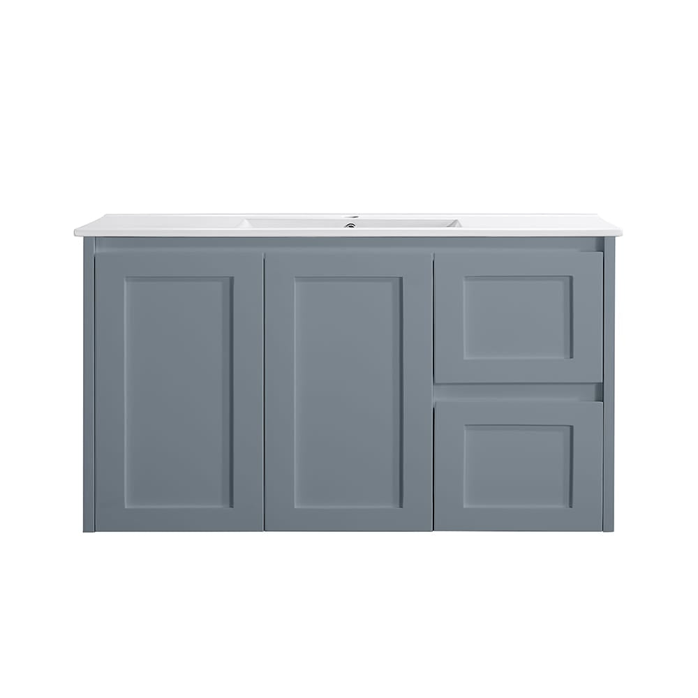 WH76-900WGM Luna Collection Vanity 900mm - Matt Grey Single Bowl