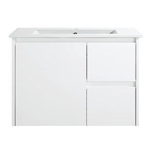 VICTILES WH8027-750W Willow Collection Vanity 750mm - Gloss White Single Bowl