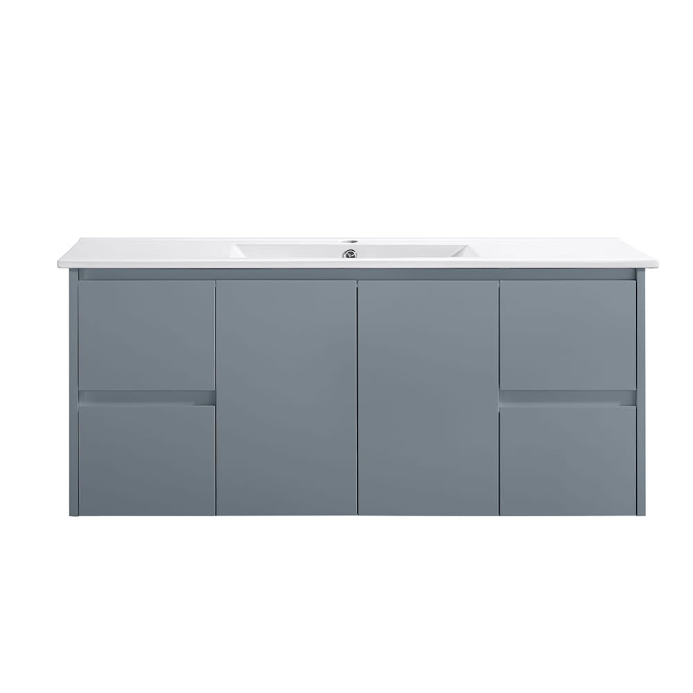 VICTILES WH8027-1200WGM Willow Collection Vanity 1200mm - Matt Grey Single Bowl / Double Bowls
