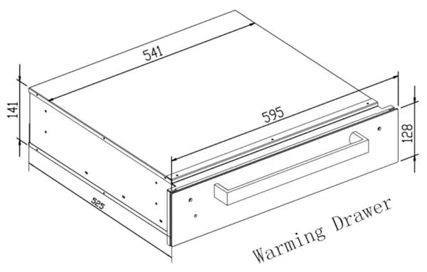 Victiles CARYSIL WARMING DRAWER 14 CM HEIGHT