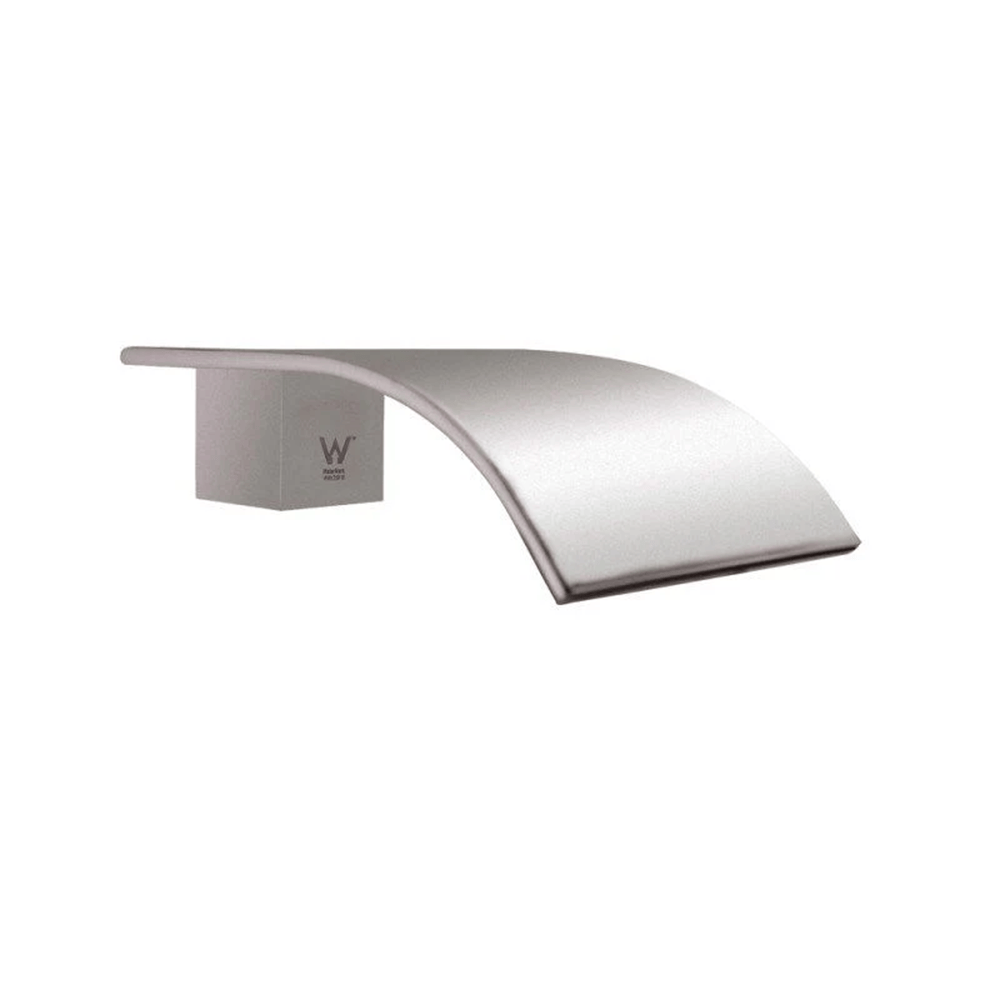 Victiles Mixer Taps BU0005.BS WATERFALL BRUSHED NICKEL BATHTUB/BASIN WALL SPOUT