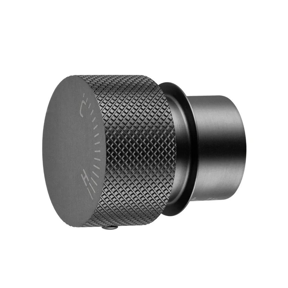 Victiles Mixer Taps BUGM0169.HD ROUND BRUSHED GUN METAL GREY PROGRESSIVE WALL MIXER HANDLE