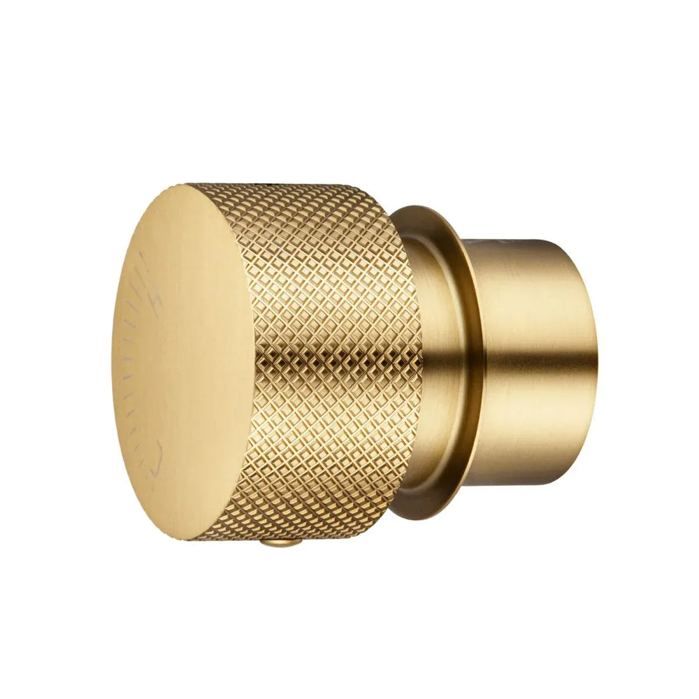 Victiles Mixer Taps BUYG0169.HD ROUND BRUSHED YELLOW GOLD PROGRESSIVE WALL MIXER HANDLE