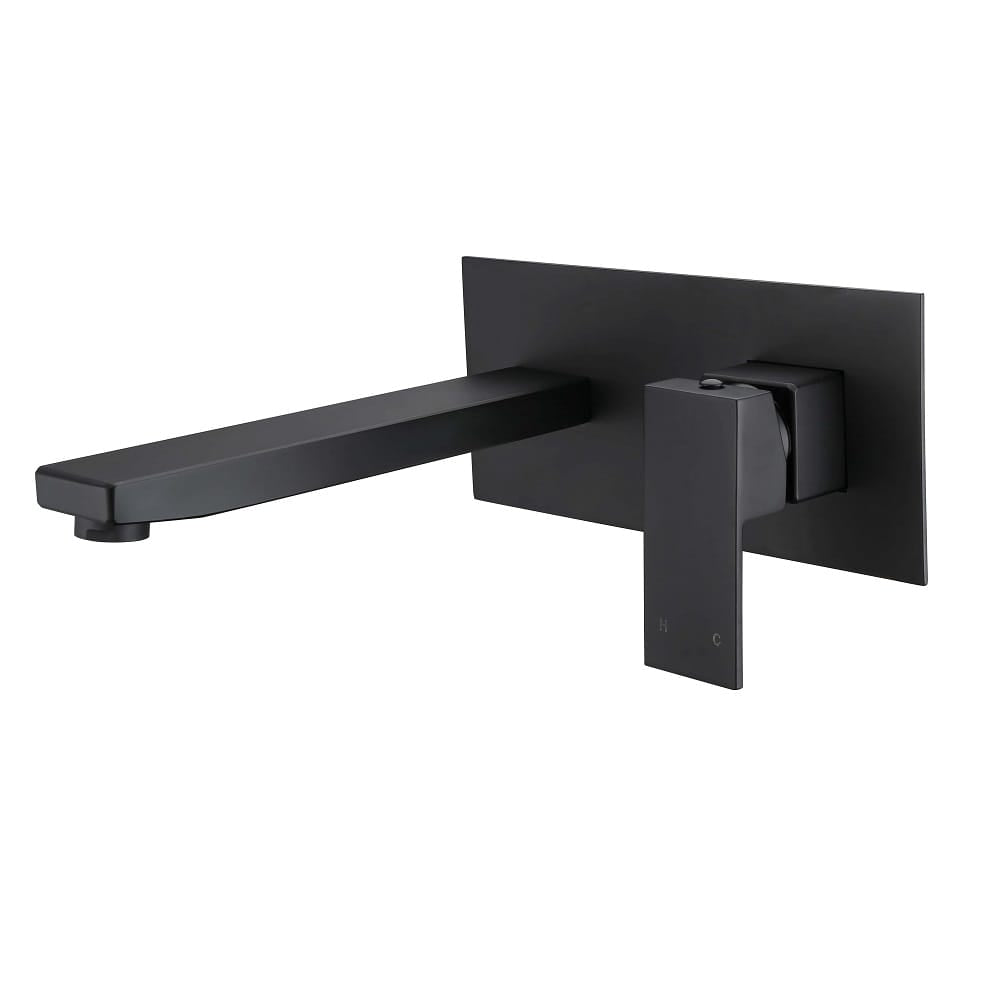 Victiles Mixer Taps WT 807BK ACQUA BLACK Bath/Basin Set Matt Black finish