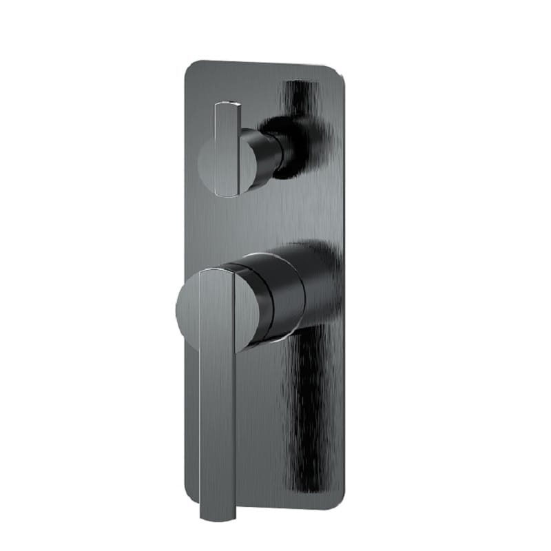 Victiles Mixer Taps WT 2319GM MILAN Shower Mixer with Diverter Gun Metal Finish