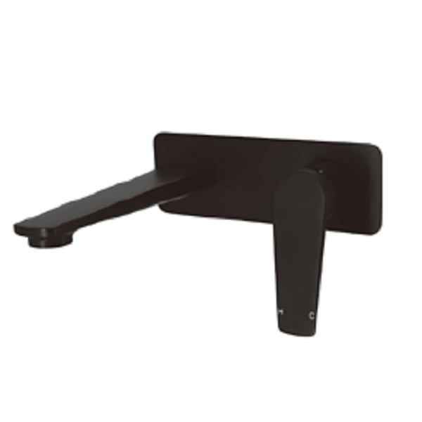 Victiles Mixer Taps WT 1107BK NOIR Basin/Bath Set Matt Black finish