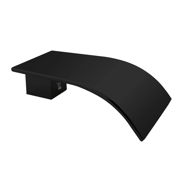 Victiles Mixer Taps OX0005.BS CASCADE SERIES WATERFALL BLACK BATHTUB/BASIN WALL SPOUT
