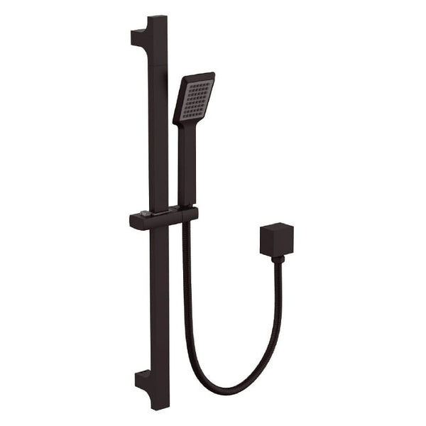 Victiles Showers BSH01 BLACK Square SHOWER RAIL