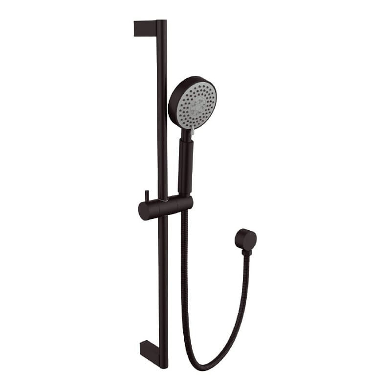 Victiles Showers BSH02 BLACK Round SHOWER RAIL