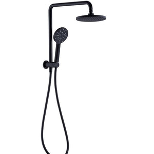 Victiles Showers TP 2109BK CURO Compact Twin Shower Set Matte Black Finish
