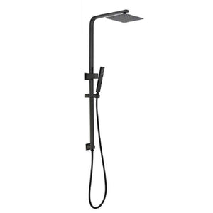 Victiles Showers TP1800K QUBI BLACK Square Multi function shower Rail Matt Black