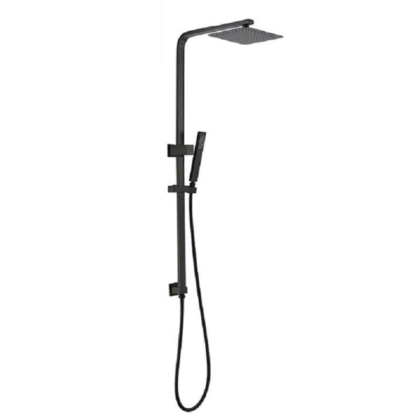 Victiles Showers TP1800K QUBI BLACK Square Multi function shower Rail Matt Black