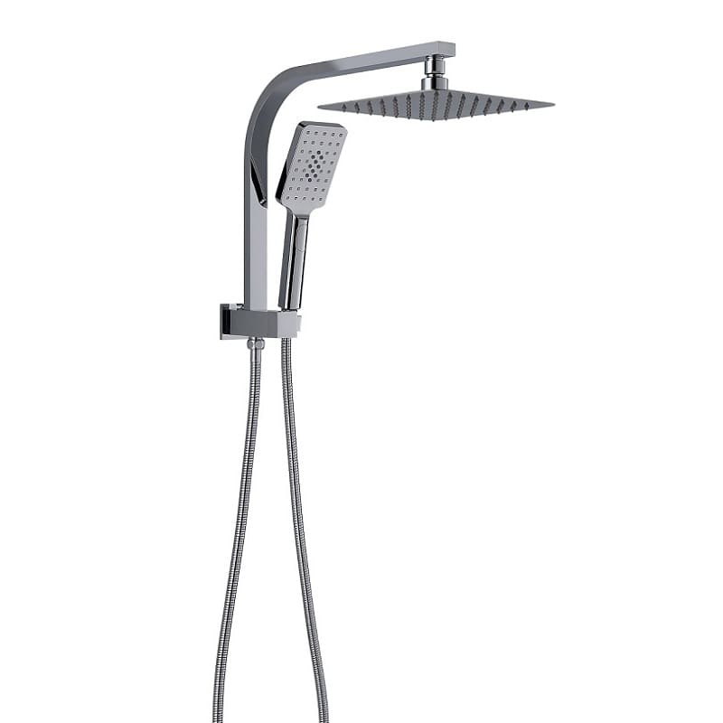 Victiles Showers TP 1019 QUBI Compact Twin Shower Set Chrome Finish