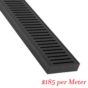 Victiles Showers Midnight Wide Standard Floor Grate (MWSFG) 5600x100x26mm