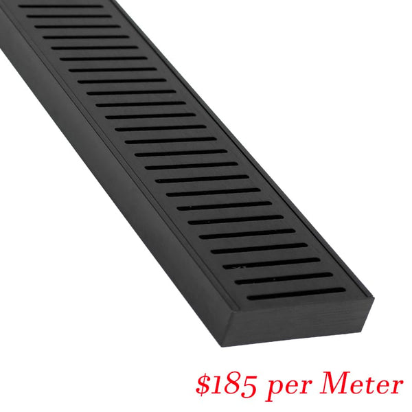 Victiles Showers Midnight Wide Standard Floor Grate (MWSFG) 5600x100x26mm