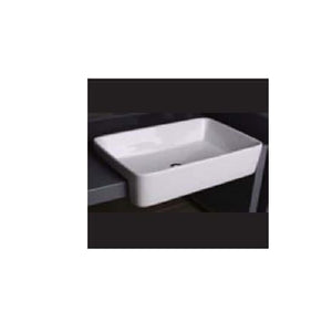 Victiles simple WB 5937C LEENA Semi-Recess Square Basin
