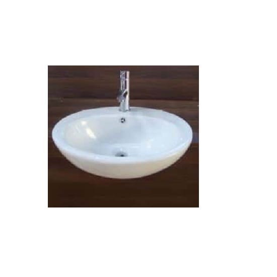 Victiles simple WB 5043 COMO Semi-Recess Oval Basin